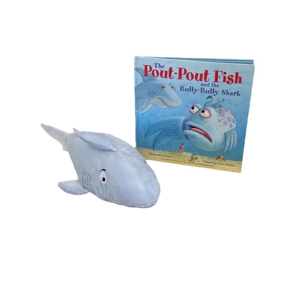 Kohls Cares The Pout-Pout Fish & Bully Bully Shark Book & Shark Plush‎